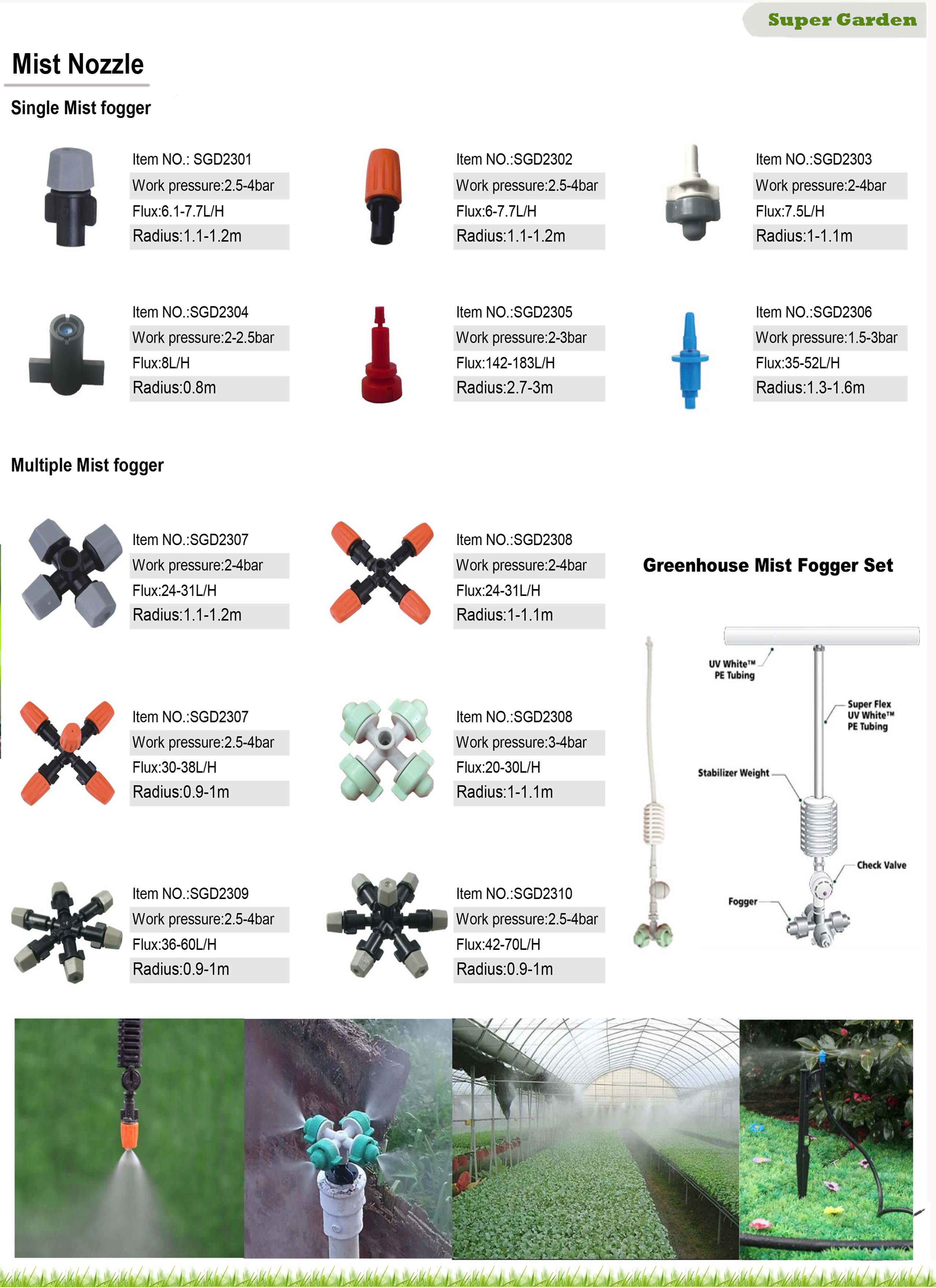 Garden mister best sale nozzle