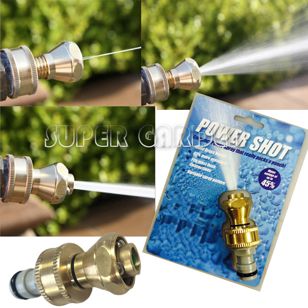 SGG5124 3/4 inch female thread Garden brass bulls eye nozzle spay power shot 