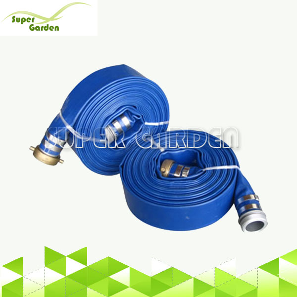 SGA7000 High pressure PVC lay flat hose with camlock coupling