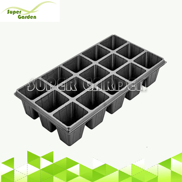 15 cells nursery seed tray for greenhouse vegetables