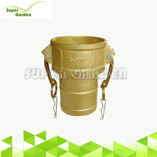 Type C PVC Layflat Hose Brass Camlock Grooved  Coupling 