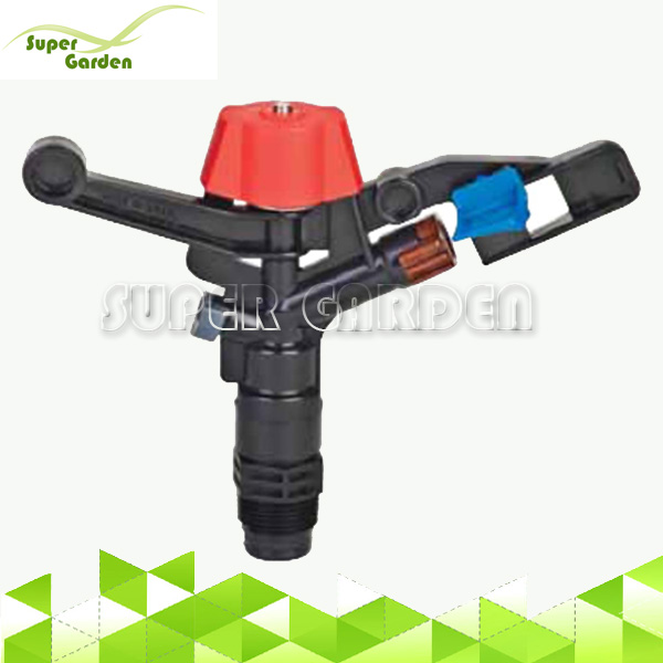 SGS1104 ​3/4 inch male thread 5035 full circle plastic water impact sprinkler with water diffuser