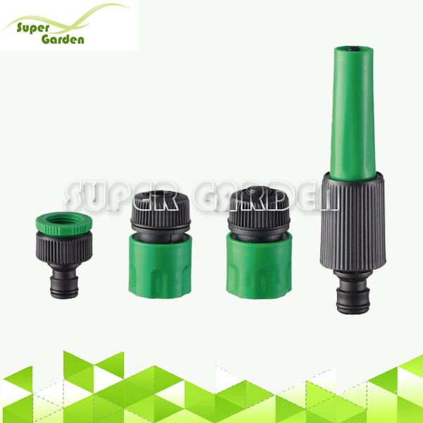 SGG5024 New Design Garden Water Spray Nozzle Hose Connector Set