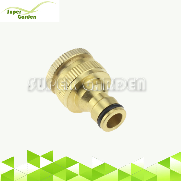 SGG5108 Brass Hose Quick Connect Garden Hose Tap Connector 1 Inch To 3/ 4 Inch Brass Hose Pipe Fittings