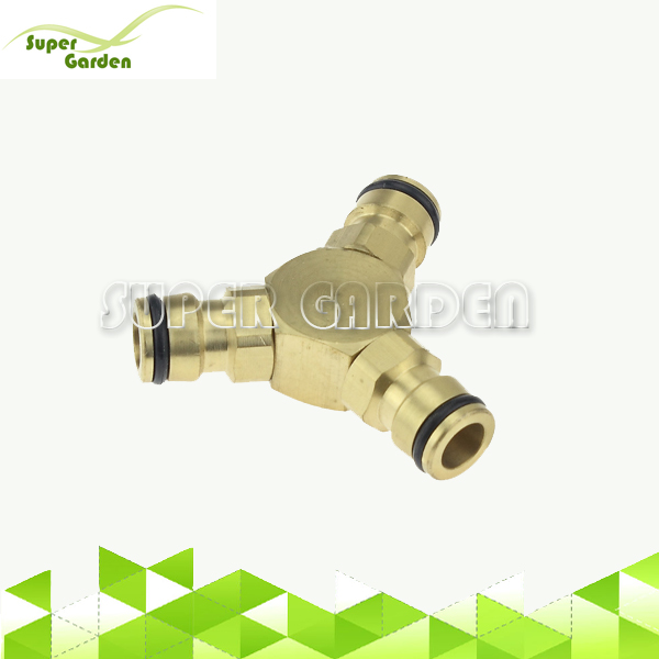 SGG5111 Garden hose 3-way brass unions tap connector