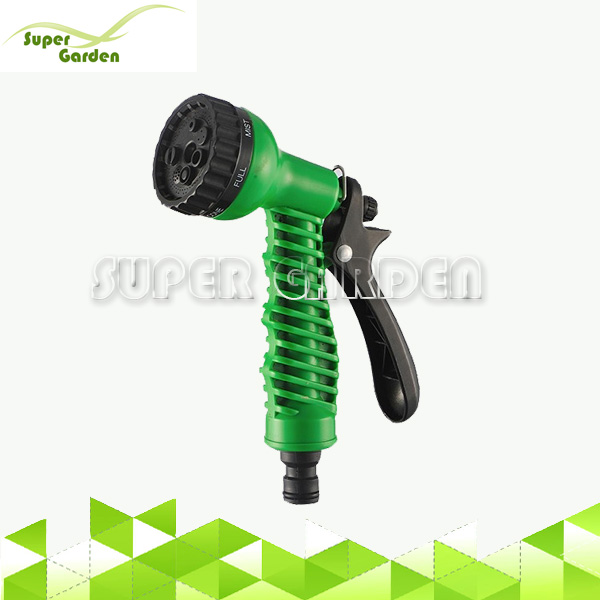 SGG5205 High pressure sprayer spray gun nozzle 6 function high pressure plastic garden hose nozzle