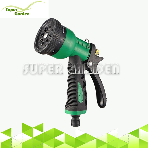 SGG5208 High quality ABS garden flexible hose spray nozzle garden water guns