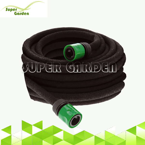 SGG5301 Garden water irrigation system rubber soaker hose with plastic connectors