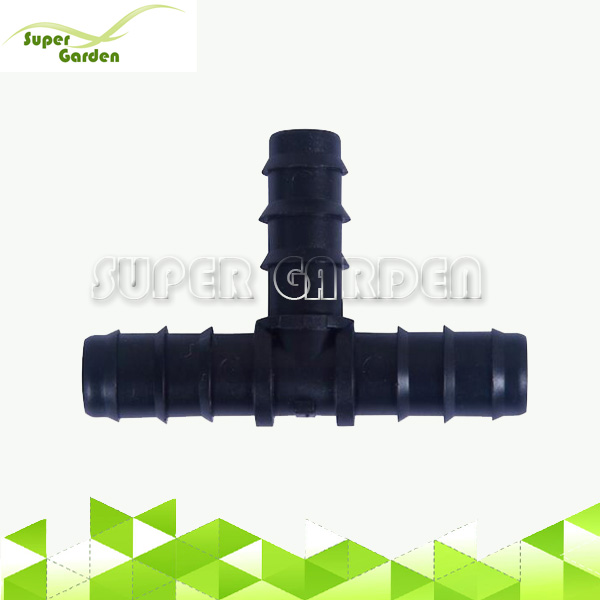 SGD2109 16mm PE Drip Pipe Barbed Tee Connector