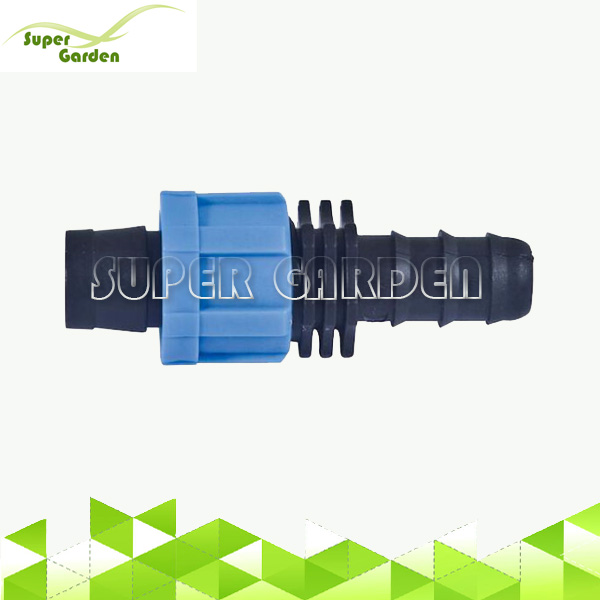 SGD2210 Agriculture Barb Lock couplings drip tape fittings for Drip Irrigation system