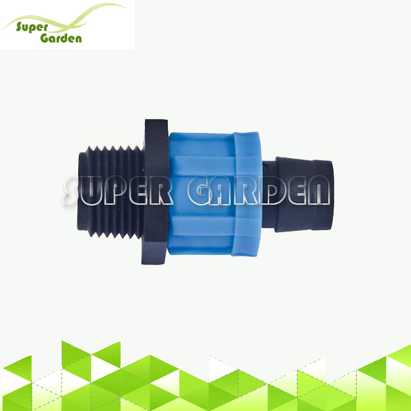 SGD2211 Male Thread Lock Ring Coupling For Drip Irrigation Tape