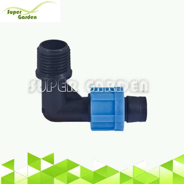 SGD2217 Drip Irrigation accessories drip tape male thread elbow