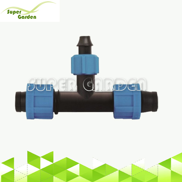 SGD2221 Farm irrigation plastic bypass tee for drip tape