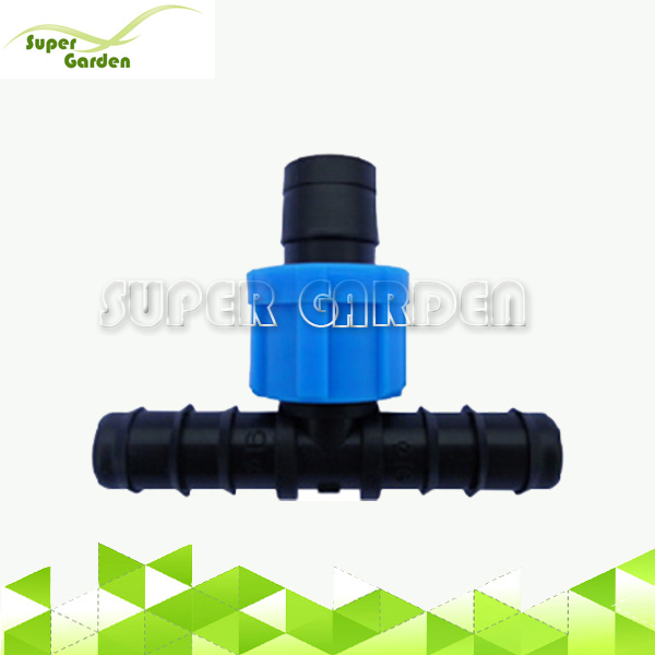 SGD2223 drip tape to LDPE pipe bypass barbed tee