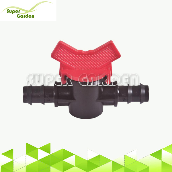 SGD2226 Drip irrigation system plastic mini barbed valve 