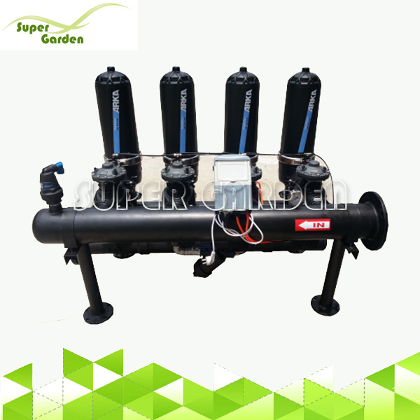 Agricultural or Industrial Water Filtration System Self Clean Automatic Filter Group