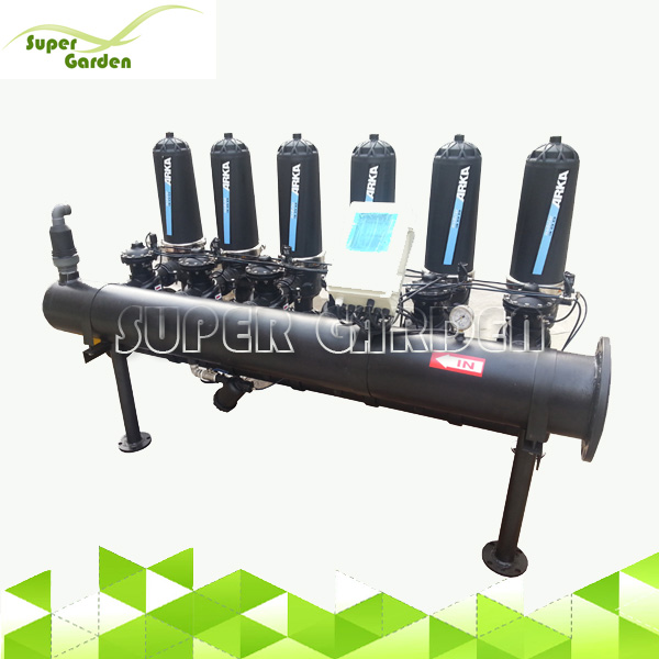T Type Auto Backflushing sand filter for Farm Irrigation Systems