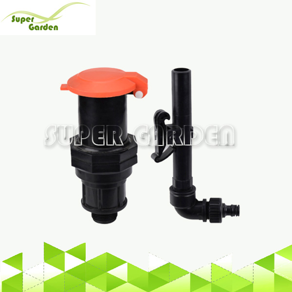 SGV5104 Plastic 3/4 Inch Male Quick Coupler Water Intake Valve For Garden Irrigation System