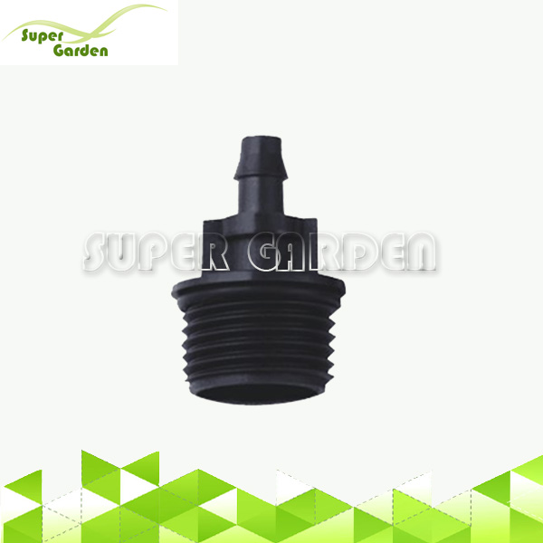 SGM3314 Farm Micro Irrigation System Plastic Mini Barbed Male Thread Adaptor