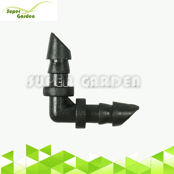 SGM3318 4mm Plastic Barbed Elbow Fitting For PVC Soft Hose