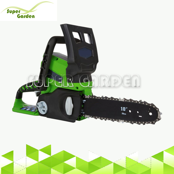 Cordless garden tool 24V Li-ion battery chain saw