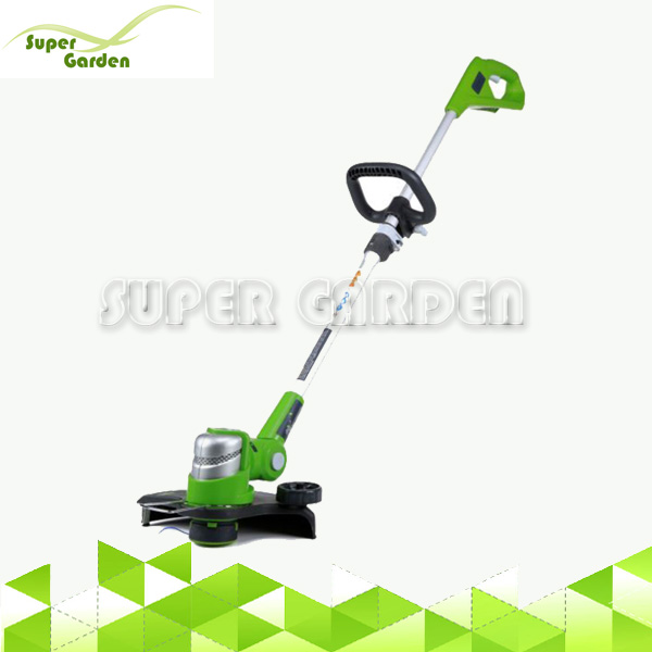 24V Li-ion Battery Powered Brush Deluxe Grass Trimmer for Yard Garden Agriculture