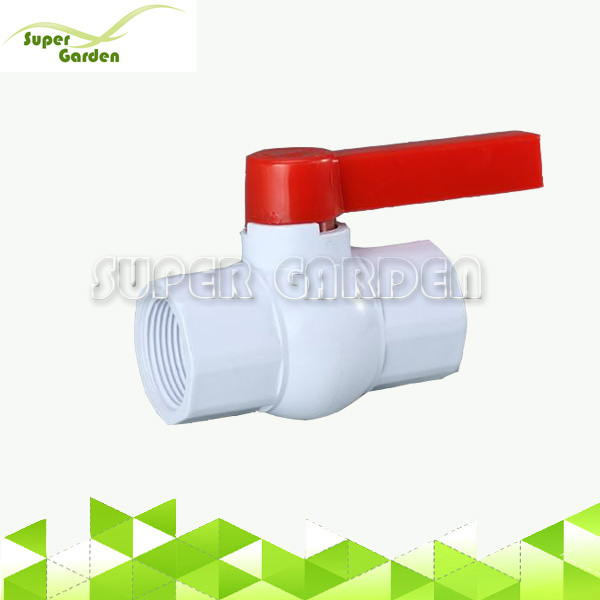 SGF9301 Plastic PVC Octagonal Ball Valve With Single Handle