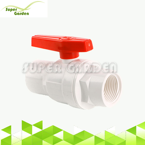 SGF9403 High Quality Plastic PVC Two Pieces Ball Valve for irrigation system