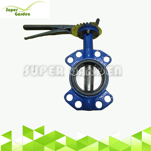 SGF9704 Cast Iron Handle Wafer Butterfly Valve For Agriculture Irrigation System