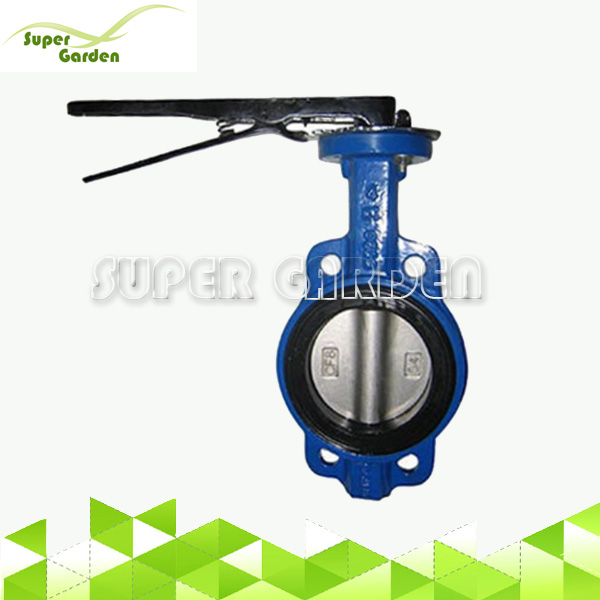 SGF9704 Handle Wafer type Ductile Iron Butterfly Valve