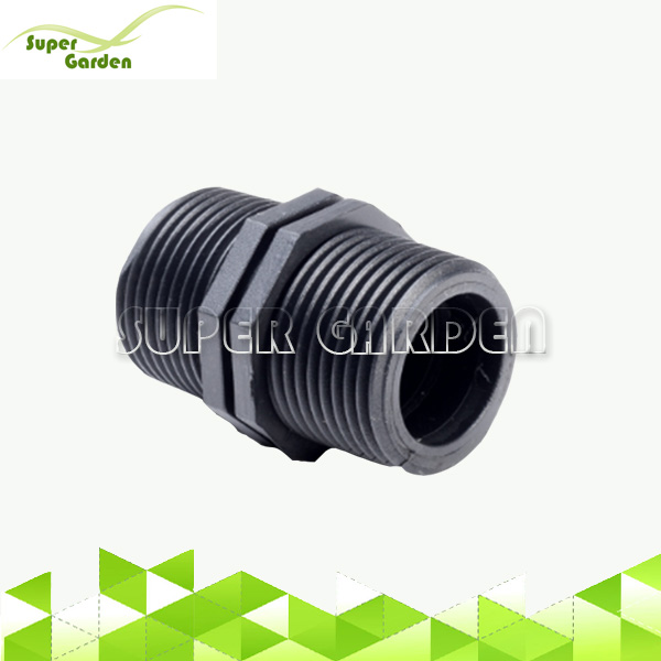 SGF9801 Farm sprinkler irrigation system Plastic water pipe accessories PP thread connector fittings