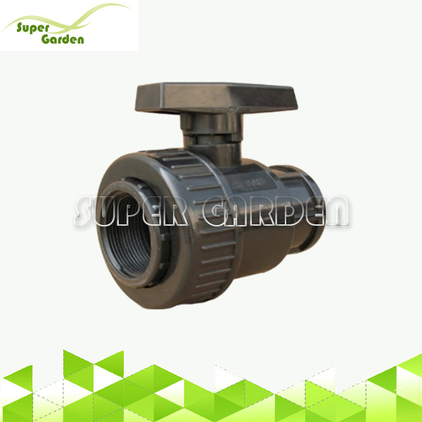 SGF9903 Agriculture water irrigation system PVC single union female thread ball valve