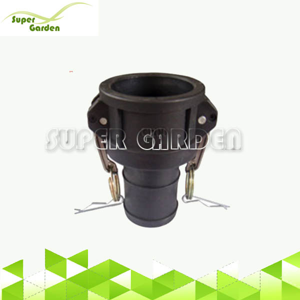 Type C PP female coupler to hose shank camlock fittings