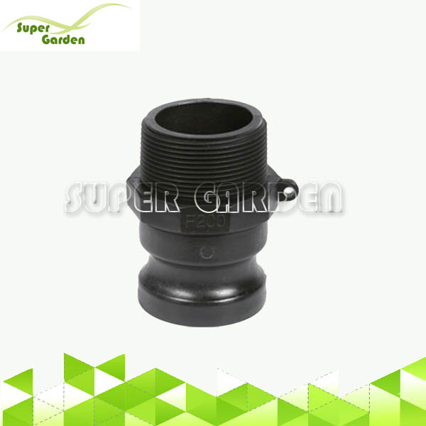 TYPE F Pvc layflat discharge hose Type F Polypropylene camlock male threaded coupling