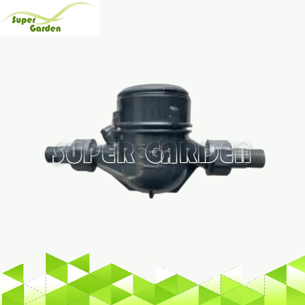 High Quality Woltmann ABS Plastic Flow Water Meter with Locknut