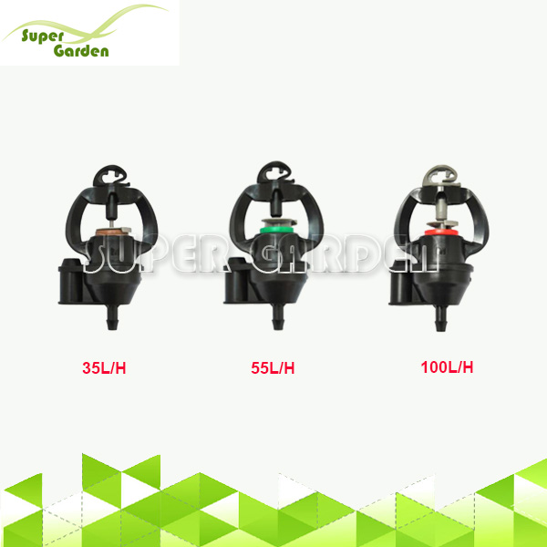 SGS1519A Flow Regulated Pressure compensation micro sprinkler for agriculture irrigation system